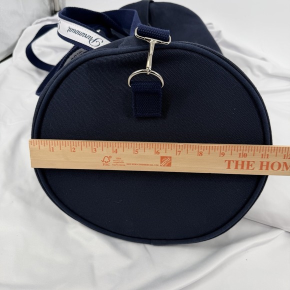 RARE Paramount Pictures Barrel Duffle Bag Messenger Blue Shoulder Strap TV Movie - Picture 4 of 9